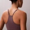 Bralette sem costuras em Microfiber com canelado e forro leve Bralette sem costuras em Microfiber com canelado e forro leve