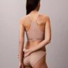 Bralette sem costuras em Microfiber com canelado e forro leve Bralette sem costuras em Microfiber com canelado e forro leve