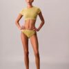Bralette tipo T-shirt com forro leve em Cotton Stretch Icon