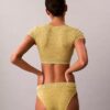 Bralette tipo T-shirt com forro leve em Cotton Stretch Icon