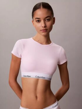 Bralette tipo T-shirt Icon em algodão e Modal com forro leve