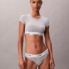 Bralette tipo T-shirt Icon em algodão e Modal com forro leve
