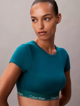 Bralette tipo T-shirt Icon em algodão e Modal com forro leve