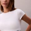 Bralette tipo T-shirt Icon em algodão e Modal com forro leve