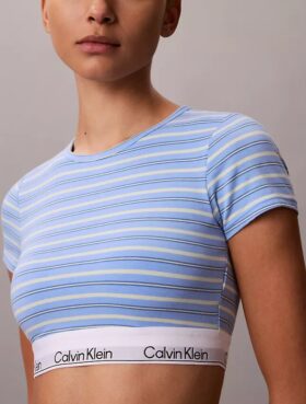 Bralette tipo T-shirt Icon em algodão e Modal com forro leve