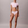 Bralette tipo T-shirt Icon em algodão e Modal com forro leve