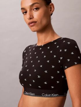 Bralette tipo T-shirt Icon em algodão e Modal com forro leve