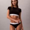 Bralette tipo T-shirt Icon em algodão e Modal com forro leve