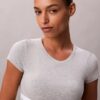 Bralette tipo T-shirt Icon em algodão e Modal com forro leve
