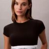 Bralette tipo T-shirt Icon em algodão e Modal com forro leve