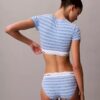 Bralette tipo T-shirt Icon em algodão e Modal com forro leve