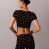Bralette tipo T-shirt Icon em algodão e Modal com forro leve
