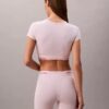 Bralette tipo T-shirt Icon em algodão e Modal com forro leve