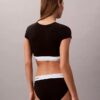 Bralette tipo T-shirt Icon em algodão e Modal com forro leve