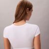 Bralette tipo T-shirt Icon em algodão e Modal com forro leve