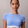 Bralette tipo T-shirt Icon em algodão e Modal com forro leve