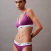 Bralette triangular com forro leve em algodão e Modal Icon