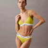 Bralette triangular com forro leve em algodão e Modal Icon