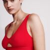 Bralette triangular com forro leve em algodão e Modal Icon