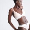 Bralette triangular com forro leve em algodão e Modal Icon