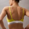 Bralette triangular com forro leve em algodão e Modal Icon