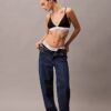 Bralette triangular com forro leve em algodão e Modal Icon