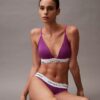 Bralette triangular com forro leve em algodão e Modal Icon