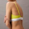 Bralette triangular com forro leve em algodão e Modal Icon
