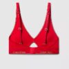 Bralette triangular com forro leve em algodão e Modal Icon