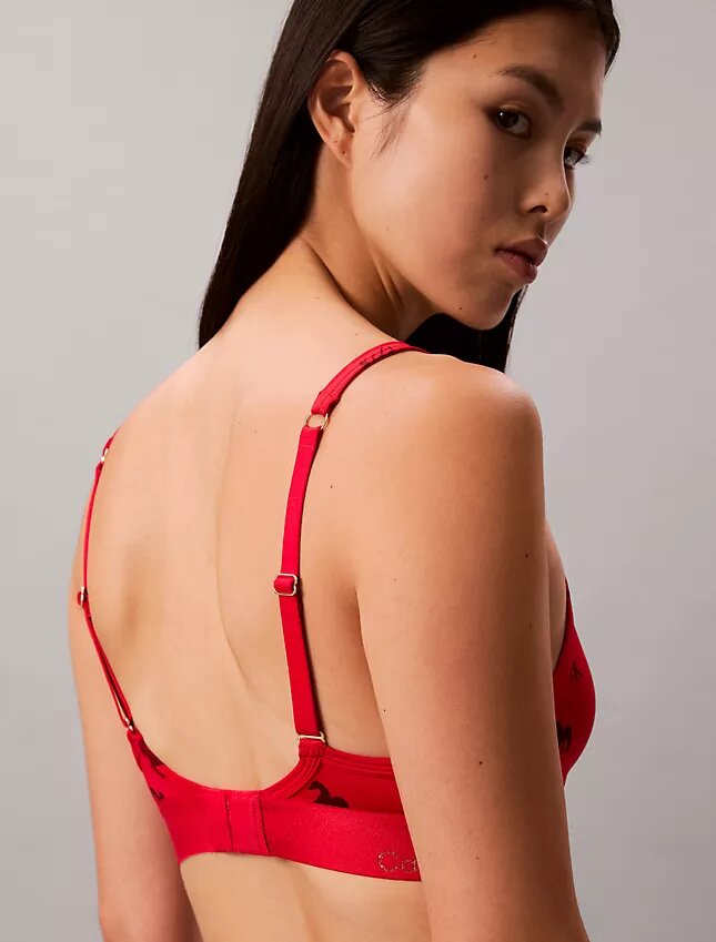 Bralette triangular com forro leve para o Ano Novo Lunar Bralette triangular com forro leve para o Ano Novo Lunar