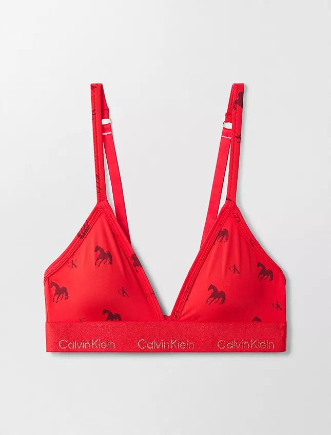 Bralette triangular com forro leve para o Ano Novo Lunar Bralette triangular com forro leve para o Ano Novo Lunar