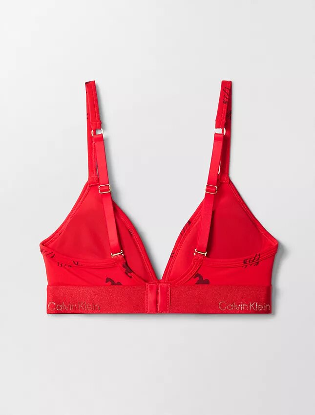 Bralette triangular com forro leve para o Ano Novo Lunar Bralette triangular com forro leve para o Ano Novo Lunar
