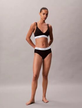 Bralette triangular de maternidade Icon em algodão e Modal, com forro leve