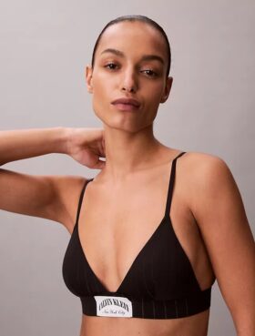 Bralette triangular Heritage Classic em Cotton Stretch com forro leve Bralette triangular Heritage Classic em Cotton Stretch com forro leve