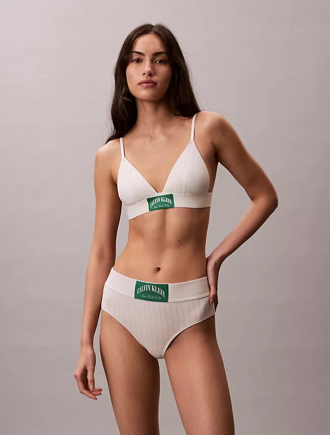 Bralette triangular Heritage Classic em Cotton Stretch com forro leve Bralette triangular Heritage Classic em Cotton Stretch com forro leve