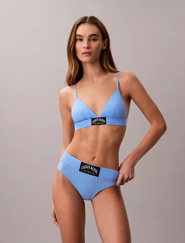 Bralette triangular Heritage Classic em Cotton Stretch com forro leve Bralette triangular Heritage Classic em Cotton Stretch com forro leve