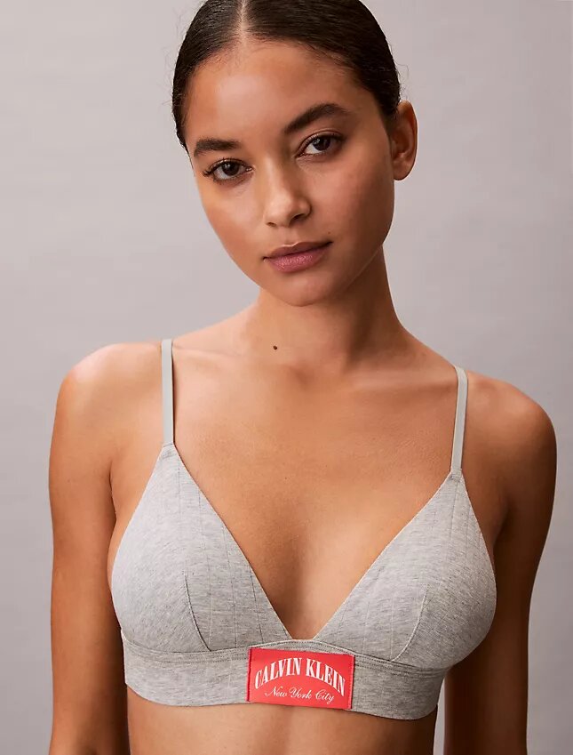 Bralette triangular Heritage Classic em Cotton Stretch com forro leve Bralette triangular Heritage Classic em Cotton Stretch com forro leve