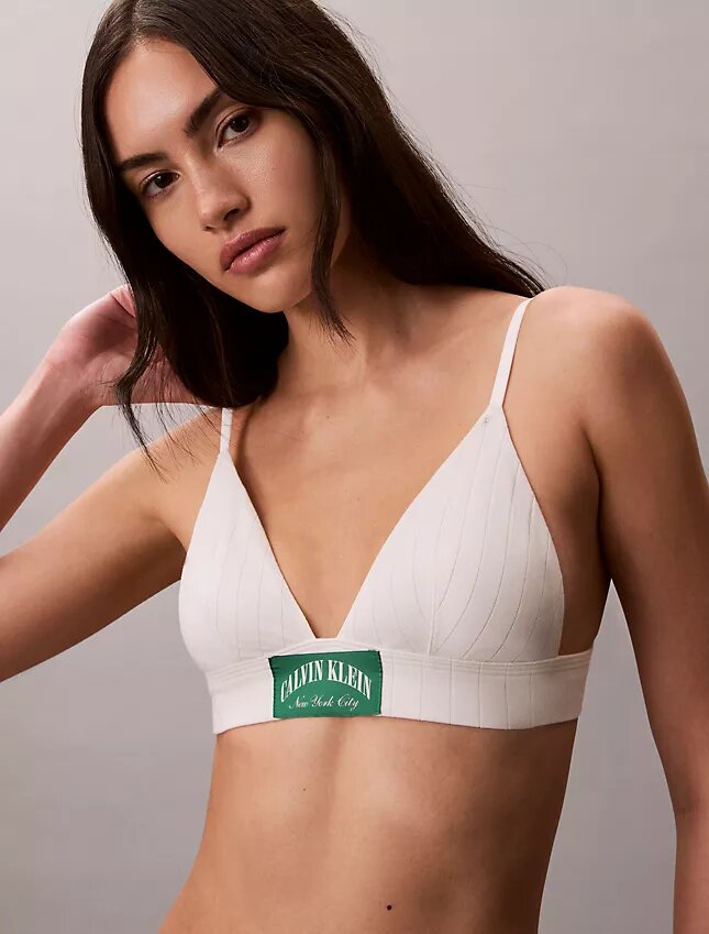 Bralette triangular Heritage Classic em Cotton Stretch com forro leve Bralette triangular Heritage Classic em Cotton Stretch com forro leve