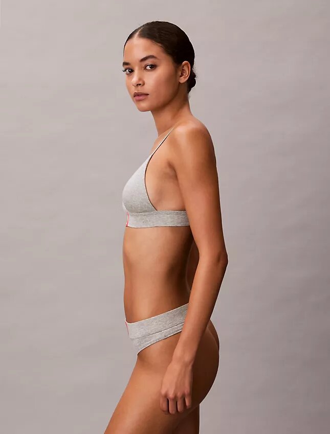 Bralette triangular Heritage Classic em Cotton Stretch com forro leve Bralette triangular Heritage Classic em Cotton Stretch com forro leve
