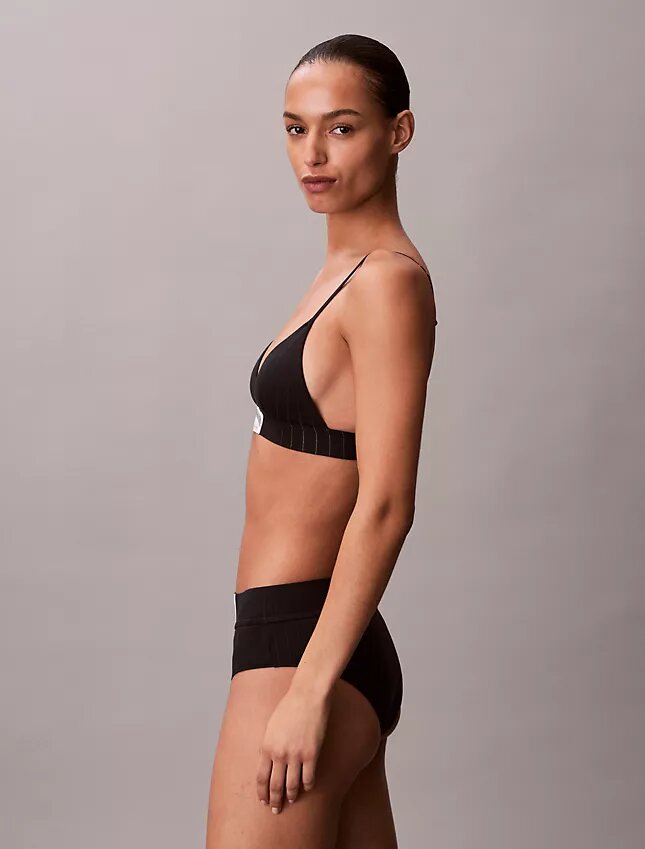 Bralette triangular Heritage Classic em Cotton Stretch com forro leve Bralette triangular Heritage Classic em Cotton Stretch com forro leve
