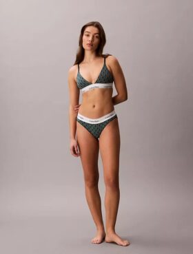 Bralette triangular Icon em algodão e Modal com forro leve