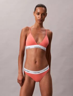 Bralette triangular Icon em algodão e Modal com forro leve