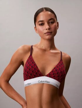 Bralette triangular Icon em algodão e Modal com forro leve