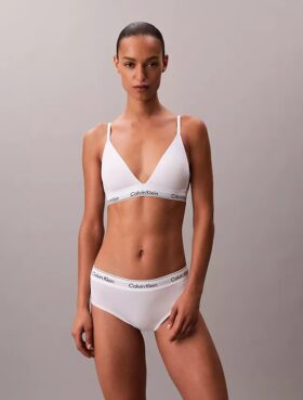 Bralette triangular Icon em algodão e Modal com forro leve