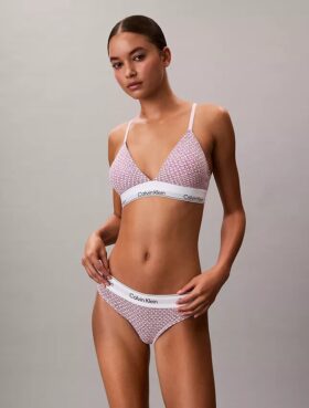 Bralette triangular Icon em algodão e Modal com forro leve