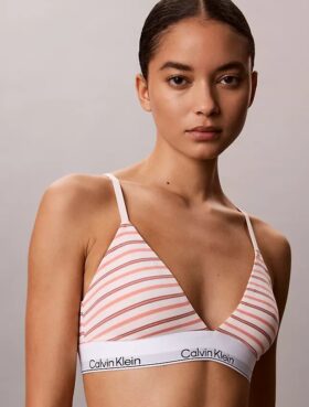 Bralette triangular Icon em algodão e Modal com forro leve
