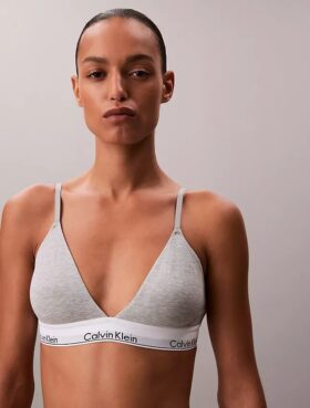 Bralette triangular Icon em algodão e Modal com forro leve