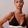Bralette triangular Icon em algodão e Modal com forro leve