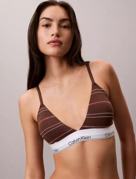 Bralette triangular Icon em algodão e Modal com forro leve