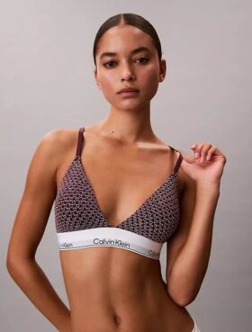 Bralette triangular Icon em algodão e Modal com forro leve